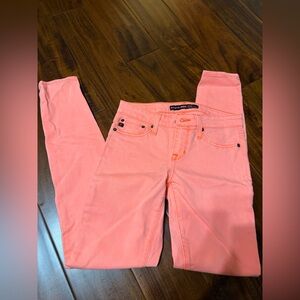 Big Star Vibrant Coral Skinny Jeans